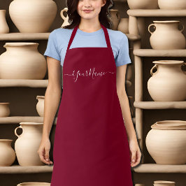 script elegante a cores burgundy