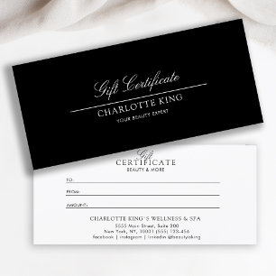 Script Elegante Certificado de Oferta Comercial