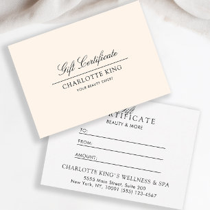 Script Elegante Certificado de Oferta Comercial