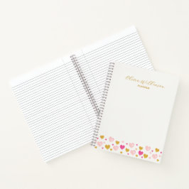 Script Elegante|Corações de Aquarela|Esbranquiçado