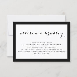 Script Elegante Simples | Convite para casamento m