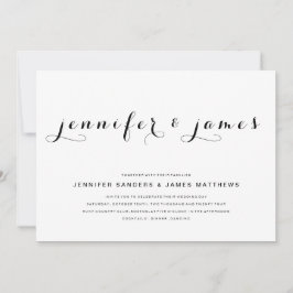Script Elegante Simples | Convite para casamento m