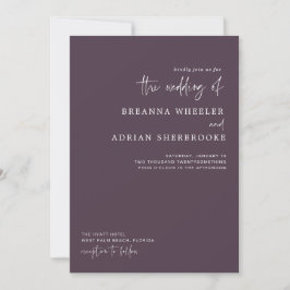 Script Estiloso | Convite de Casamento Moderno