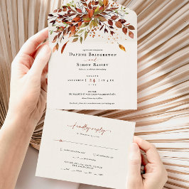 Script FALL All in One Convite de casamento