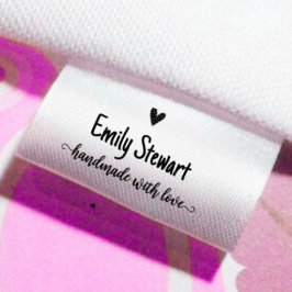 Script feito à mão com fitas personalizadas de amo