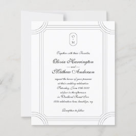 Script Formal de Orçamento com Casamento Monograma