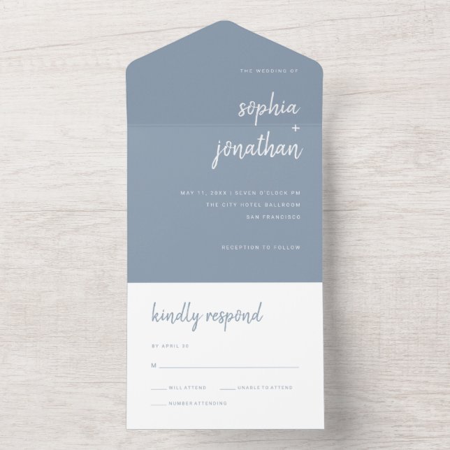 Script Minimalista Moderno | Casamento de Dusty Bl (Inside)
