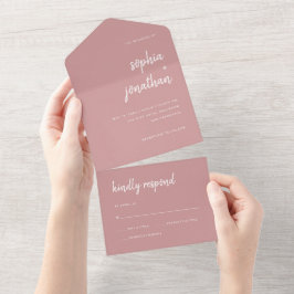 Script Minimalista Moderno | Casamento de Rosa Dus