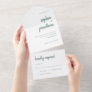 Script Minimalista Moderno   Casamento Verde Emera