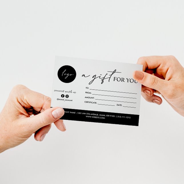 SCRIPT MÍNIMO UM PRESENTE PARA A SUA CONTA SOCIAL  (A gift for you with logo and social icon facebook instagram gift vouchers for services like massages)