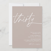 Script Moderno - Terceiro Convite de aniversário