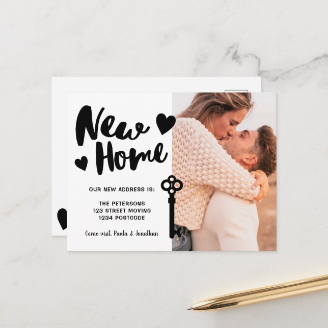 Script Novo anúncio de mudança para casa nova foto (Frente/Verso In Situ)