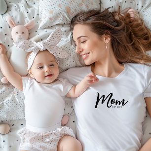 Script Preto Estabelecido para Camiseta Mãe