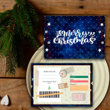Script Retro Feliz Natal Presente de Natal Cupom