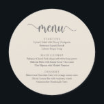 Script Russo Moderno, Menu Janto Casamento<br><div class="desc">Moderno Script Russo, no esquema de natas escuras de cinza, Menu de Janto de Casamento. Um cartão de menu perfeito para o seu grande dia. Você pode alterar as cores da fonte do script e alterar o conteúdo e as fontes do menu para atender às suas necessidades. Esta design pode...</div>