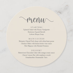 Script Russo Moderno, Menu Janto Casamento