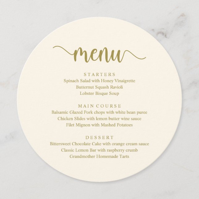 Script Russo Moderno, Menu Janto Casamento (Frente)