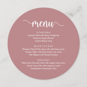 Script Russo Moderno, Menu Janto Casamento