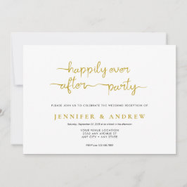 Script Simples | Convite para Casamento de Recepçã