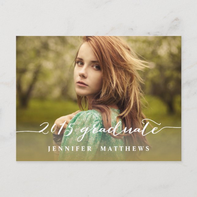 Script Simples | Convite para Festa de formatura d (Frente)