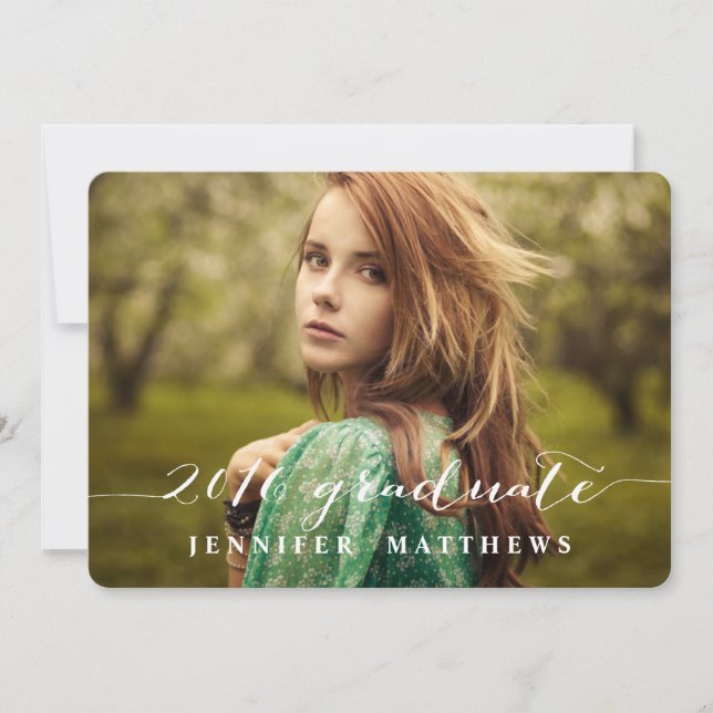 Script Simples | Convite para Festas de formatura  (Frente)