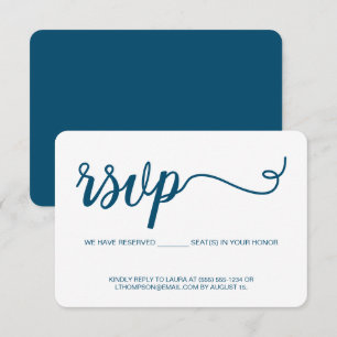 Script Simples RSVP sem enviar cartão azul persona