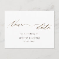script super elegante muda o cartão postal de data