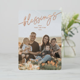 Script tipográfico Elegante 'Blessings'