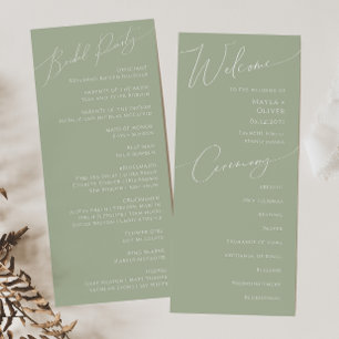 Script Whimsical   Programa de Casamento Verde de