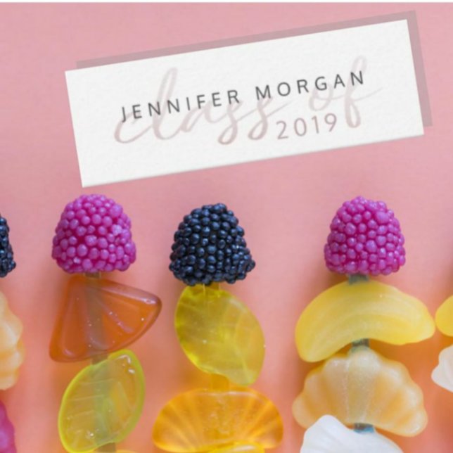 Script Whimsical rosa Dourado | Cartão de Nome par (Criador carregado)