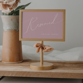 Script Whimsical | Sinal de Rosa Dusty