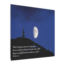 Scripting Inspiracional Psalms 8:3,4