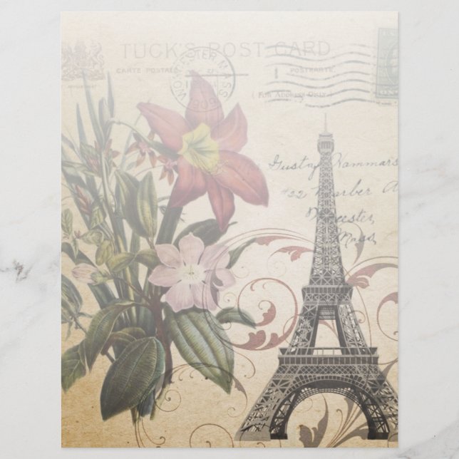 scripts de colheita modernos lily Paris Eiffel Tow (Frente)
