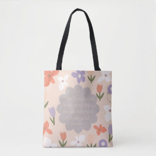 Scripture Tote Bag Salm 126:3 KJV