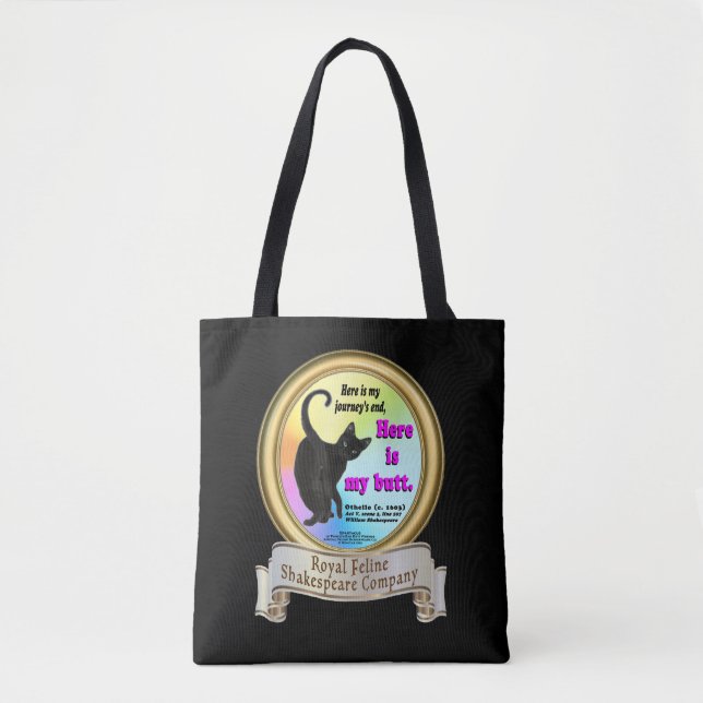 SDC Royal Feline Shakespeare Company Tote Bag (Frente)