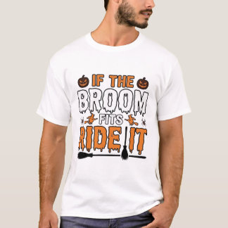 Se a Vassoura Serve, Monte Nela Camiseta de Bruxa