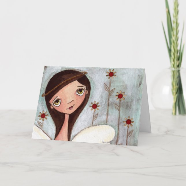 Se Amigos fossem Flores - Cartão de Saudação (Frente)