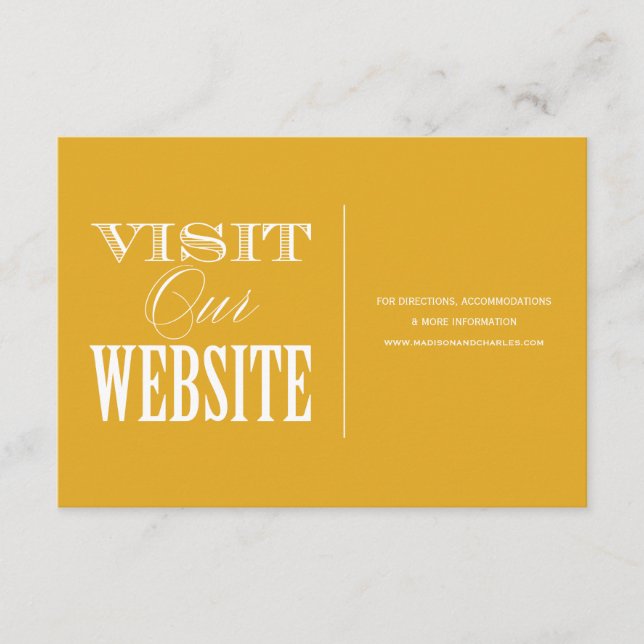 & SE CASAR | WEDDING WEBSITE CARTÃO (Frente)