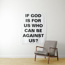 Se Deus É Para Nós... Tapete de parede