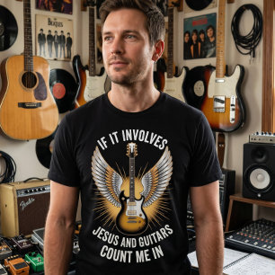 Se Envolve Jesus E Violões Me Inclua Camiseta