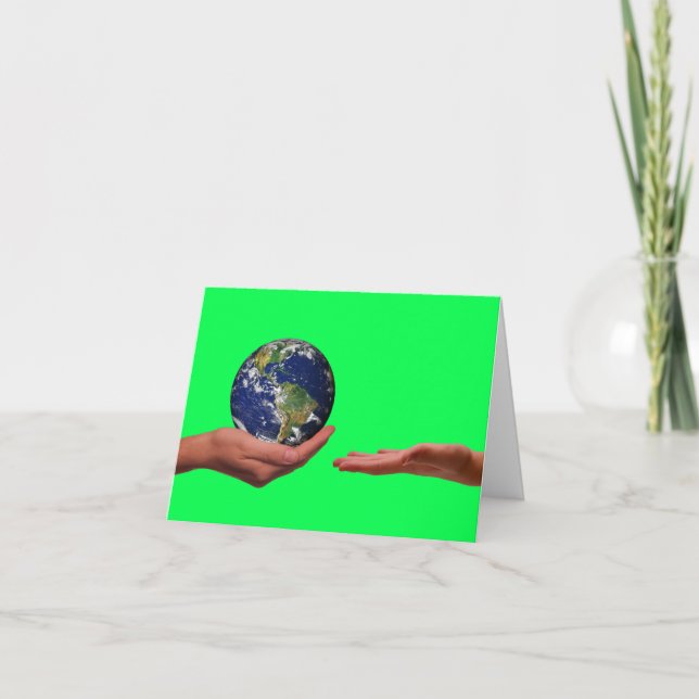 Se eu pudesse te dar o Cartão Mundial (Frente)