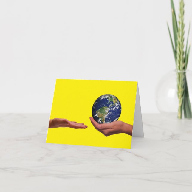 Se eu pudesse te dar o Cartão Mundial (Frente)