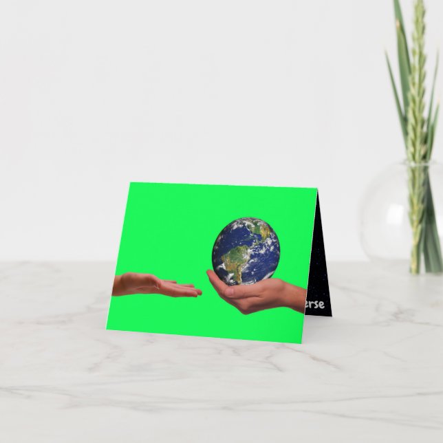 Se eu pudesse te dar o Cartão Mundial (Frente)