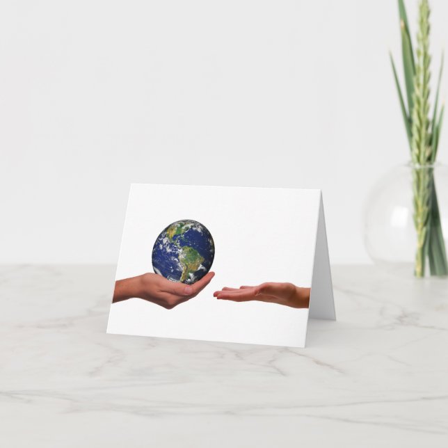 Se eu pudesse te dar o Cartão Mundial (Frente)