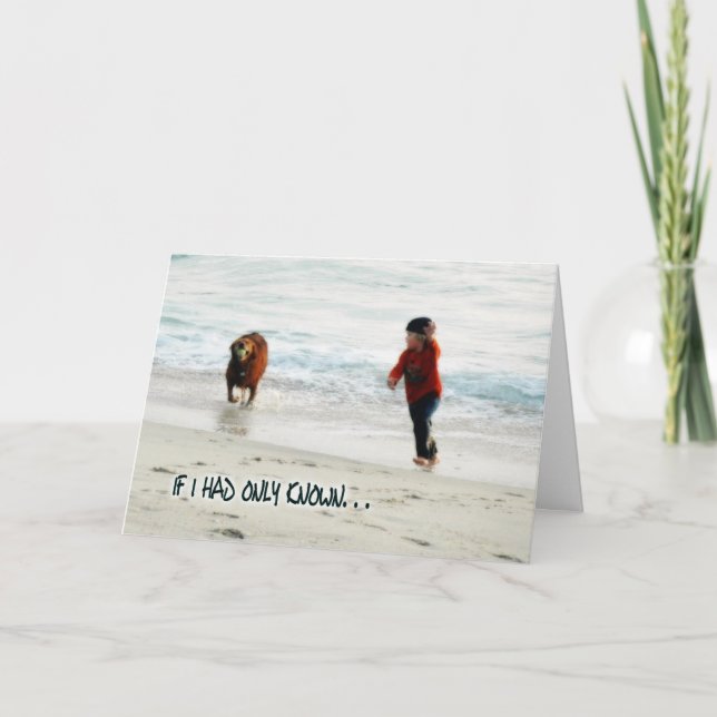 Se eu tinha sabido somente o cartão da reunião (Frente)