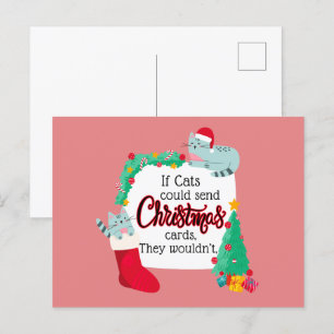 Se Gatos Enviassem Cartões De Natal, Eles não...