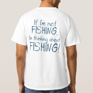 Se Não Estou Pescando - Camiseta Divertida para Pe