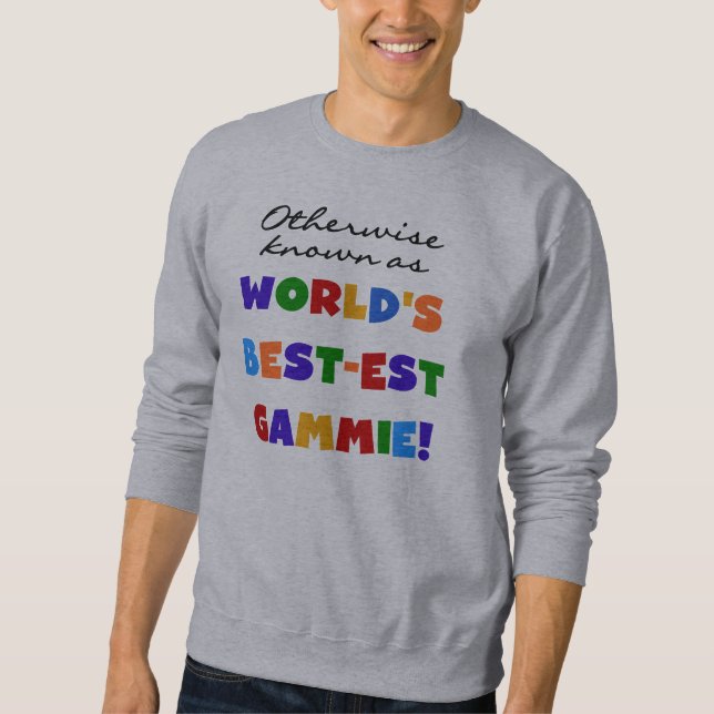 Se não sabido como o camiseta do Melhor-est Gammie (Frente)