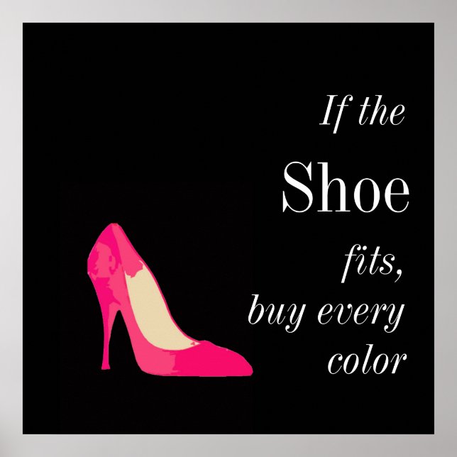 se o poster ajustado do calçado (Frente)