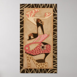 Se os Ajustados do Calçado!: Poster de Moda Divert